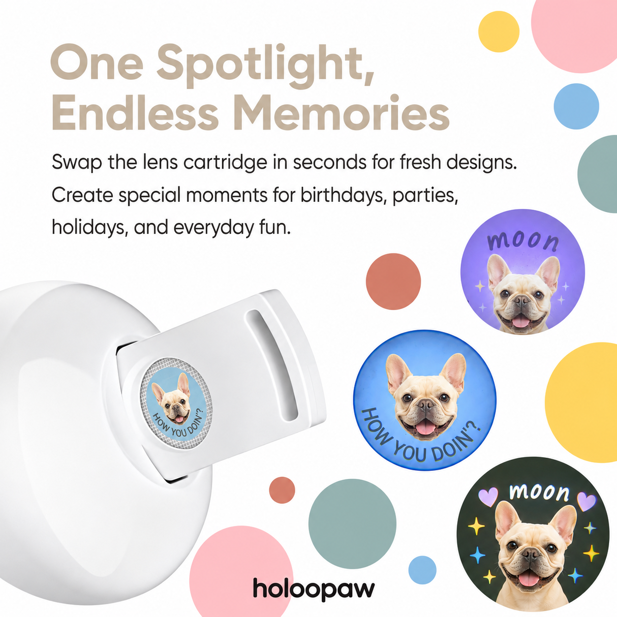 Holoopaw Collar Projector