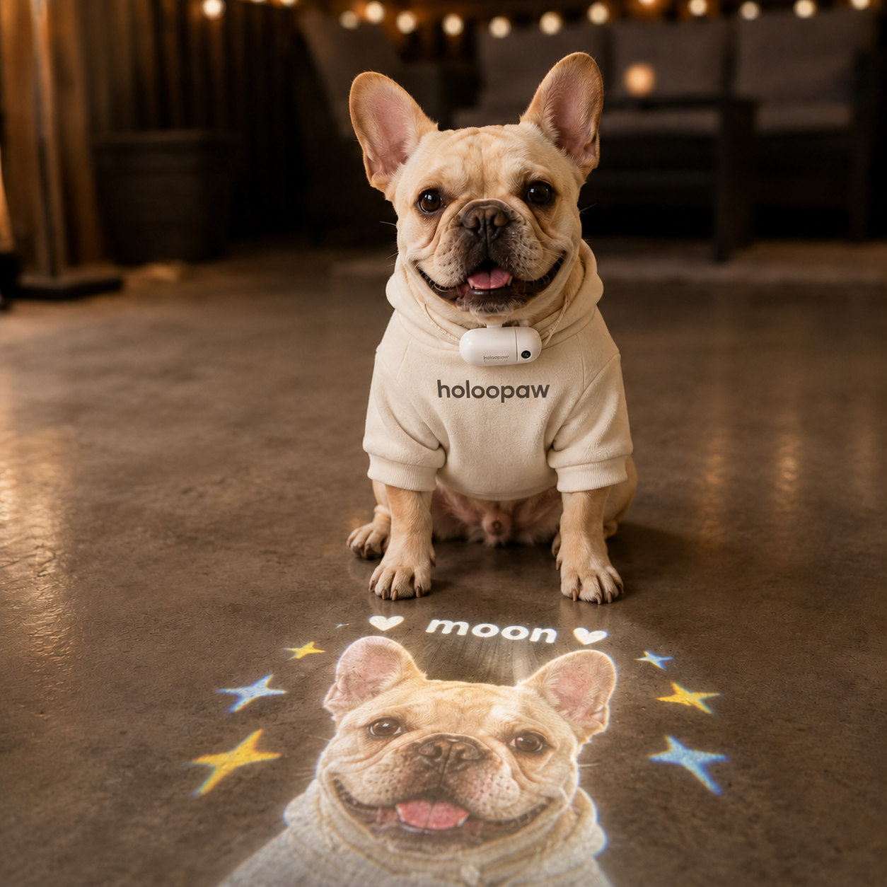 Holoopaw Collar Projector